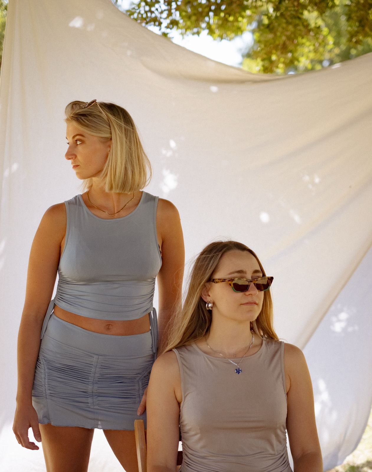 Blue Bon Bon Top