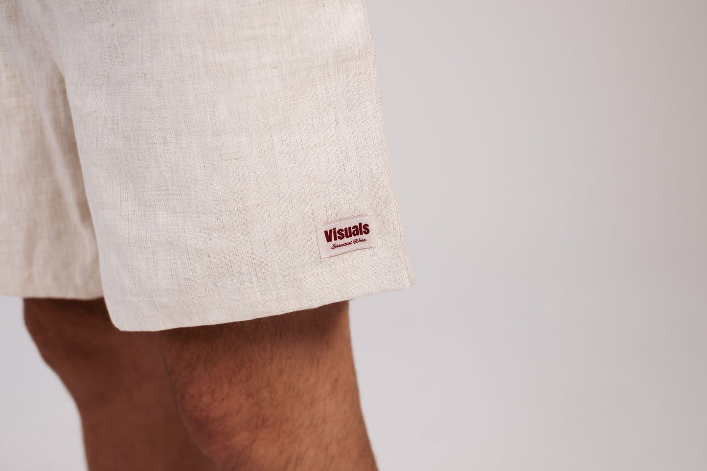 Beige Linen Short