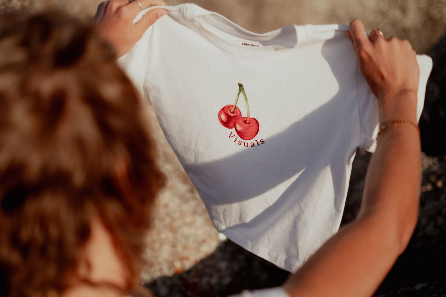 Cropped Cherry Tee