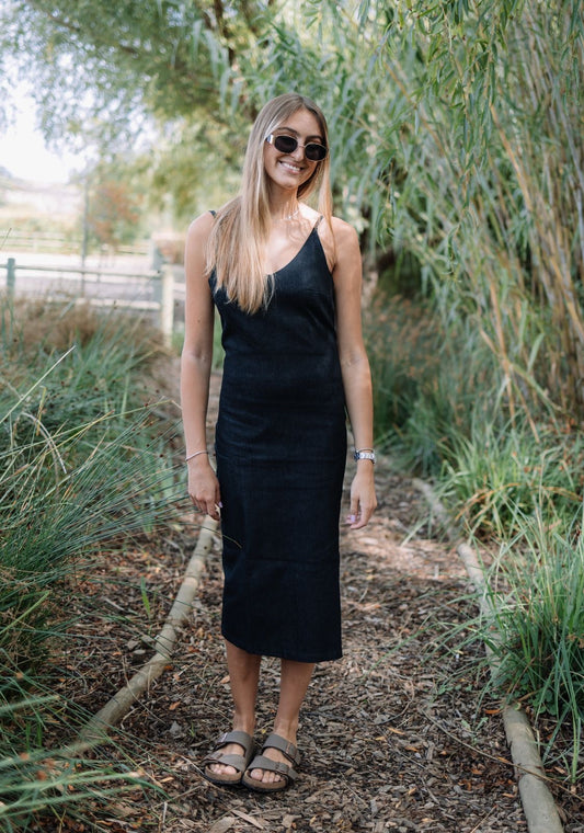 Black Denim Dress