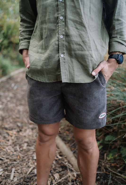 Chocolate Corduroy Short